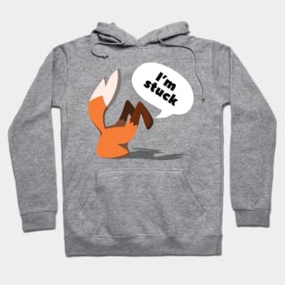 Fox Stuck in the Hole Hoodie